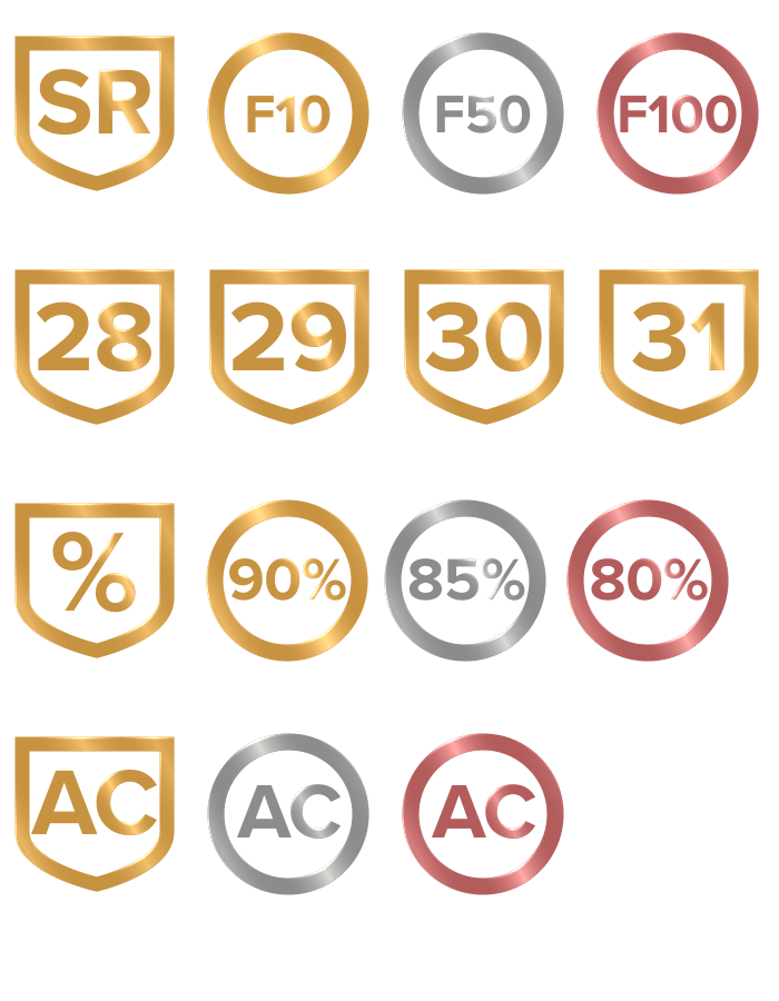 RSR Challenge Series 5K badges